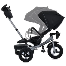 Трехколесный велосипед Turbo Trike MT 1007-1 с ручкой, поворотное сиденье, черный фото 37