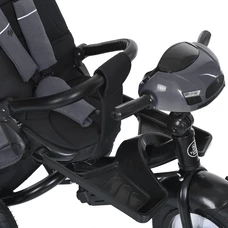 Трехколесный велосипед Turbo Trike MT 1007-2 с ручкой, поворотное сиденье, графитовый фото 18