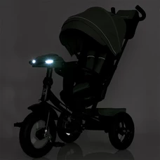 Трехколесный велосипед Turbo Trike MT 1007-3 с ручкой, поворотное сиденье, мятный фото 41