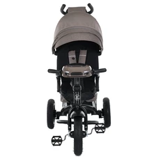 Трехколесный велосипед Turbo Trike MT 1007-5 с ручкой, поворотное сиденье, коричнево-серый фото 14