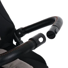 Трехколесный велосипед Turbo Trike MT 1007-5 с ручкой, поворотное сиденье, коричнево-серый фото 11