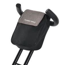 Трехколесный велосипед Turbo Trike MT 1007-5 с ручкой, поворотное сиденье, коричнево-серый фото 18