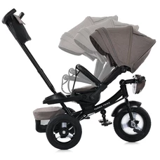 Трехколесный велосипед Turbo Trike MT 1007-5 с ручкой, поворотное сиденье, коричнево-серый фото 37