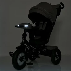 Трехколесный велосипед Turbo Trike MT 1007-5 с ручкой, поворотное сиденье, коричнево-серый фото 41