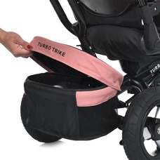 Трехколесный велосипед Turbo Trike MT 1007-7 с ручкой, поворотное сиденье, персиковый фото 22