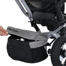 Трехколесный велосипед Turbo Trike MT 1007-8 с ручкой, поворотное сиденье, темно-серый фото 11