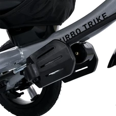 Трехколесный велосипед Turbo Trike MT 1007-8 с ручкой, поворотное сиденье, темно-серый фото 18