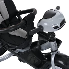 Трехколесный велосипед Turbo Trike MT 1007-8 с ручкой, поворотное сиденье, темно-серый фото 63