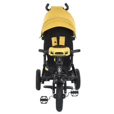 Трехколесный велосипед с ручкой MT 1007-10 Turbo Trike, поворотное сиденье, желтый фото 14