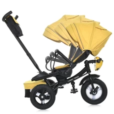 Трехколесный велосипед с ручкой MT 1007-10 Turbo Trike, поворотное сиденье, желтый фото 21