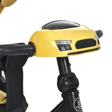 Трехколесный велосипед с ручкой MT 1007-10 Turbo Trike, поворотное сиденье, желтый фото 54