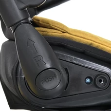 Трехколесный велосипед с ручкой MT 1007-10 Turbo Trike, поворотное сиденье, желтый фото 63