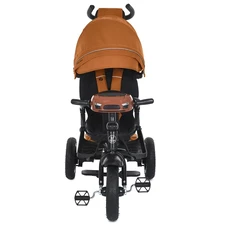 Трехколесный велосипед с ручкой MT 1007-11 Turbo Trike, поворотное сиденье, оранжевый фото 14