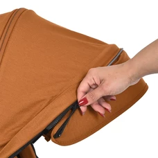 Трехколесный велосипед с ручкой MT 1007-11 Turbo Trike, поворотное сиденье, оранжевый фото 11