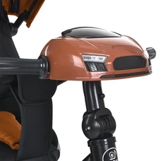 Трехколесный велосипед с ручкой MT 1007-11 Turbo Trike, поворотное сиденье, оранжевый фото 41