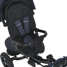 Трехколесный велосипед с ручкой MT 1007-9 Turbo Trike, поворотное сиденье, темно-синий фото 16