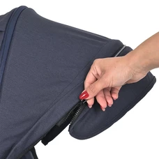 Трехколесный велосипед с ручкой MT 1007-9 Turbo Trike, поворотное сиденье, темно-синий фото 15