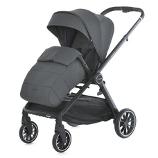 Универсальная коляска 2 в 1 Genesis ME 1126 Asphalt Gray, люлька + прогулочный блок, серая фото 21