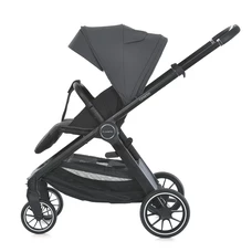 Универсальная коляска 2 в 1 Genesis ME 1126 Asphalt Gray, люлька + прогулочный блок, серая фото 54