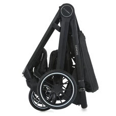 Универсальная коляска 2 в 1 Genesis ME 1126 Jet Black, люлька + прогулочный блок, черная фото 20