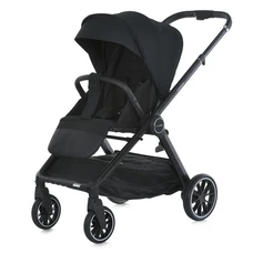 Универсальная коляска 2 в 1 Genesis ME 1126 Jet Black, люлька + прогулочный блок, черная фото 63