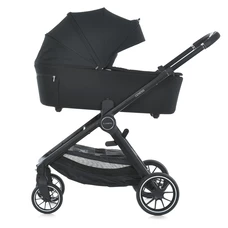 Универсальная коляска 2 в 1 Genesis ME 1126 Jet Black, люлька + прогулочный блок, черная фото 86