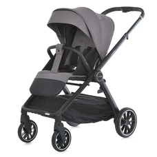 Универсальная коляска 2 в 1 Genesis ME 1126 Taupe Gray, люлька + прогулочный блок, светло-серая фото 21