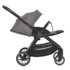 Универсальная коляска 2 в 1 Genesis ME 1126 Taupe Gray, люлька + прогулочный блок, светло-серая фото 71