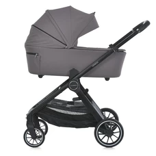 Универсальная коляска 2 в 1 Genesis ME 1126 Taupe Gray, люлька + прогулочный блок, светло-серая фото 86