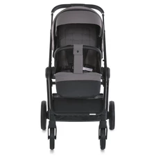 Универсальная коляска 2 в 1 Genesis ME 1126 Taupe Gray, люлька + прогулочный блок, светло-серая фото 92