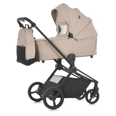 Универсальная коляска ME 1091-1 Pearl Beige Persona 2 в 1, люлька + прогулочный блок, бежевая