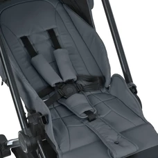 Универсальная коляска ME 1091-1 Rock Gray Persona 2 в 1, люлька + прогулочный блок, серая фото 18