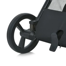 Универсальная коляска ME 1091-1 Rock Gray Persona 2 в 1, люлька + прогулочный блок, серая фото 20