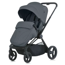 Универсальная коляска ME 1091-1 Rock Gray Persona 2 в 1, люлька + прогулочный блок, серая фото 41