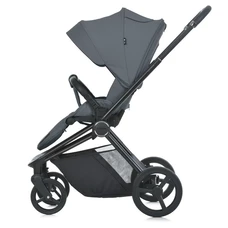 Универсальная коляска ME 1091-1 Rock Gray Persona 2 в 1, люлька + прогулочный блок, серая фото 86