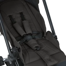 Универсальная коляска ME 1091-1 Total Black Persona 2 в 1, люлька + прогулочный блок, черная фото 18