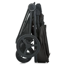 Универсальная коляска ME 1091-1 Total Black Persona 2 в 1, люлька + прогулочный блок, черная фото 32