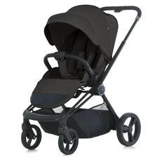 Универсальная коляска ME 1091-1 Total Black Persona 2 в 1, люлька + прогулочный блок, черная фото 41