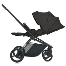 Универсальная коляска ME 1091-1 Total Black Persona 2 в 1, люлька + прогулочный блок, черная фото 86