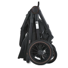 Универсальная коляска 2 в 1 Era ME 1100-1 Black Ink, люлька, прогулочный блок, черная фото 32