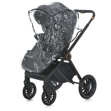 Универсальная коляска 2 в 1 Era ME 1100-1 Black Ink, люлька, прогулочный блок, черная фото 37