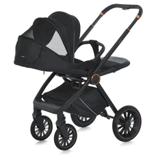 Универсальная коляска 2 в 1 Era ME 1100-1 Black Ink, люлька, прогулочный блок, черная фото 41