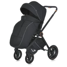 Универсальная коляска 2 в 1 Era ME 1100-1 Black Ink, люлька, прогулочный блок, черная фото 71