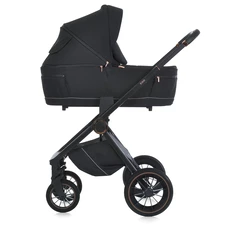 Универсальная коляска 2 в 1 Era ME 1100-1 Black Ink, люлька, прогулочный блок, черная фото 92