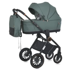 Универсальная коляска 2 в 1 Era ME 1100-1 Khaki Green, люлька, прогулочный блок, зеленая