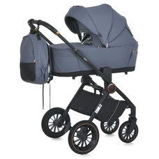 Универсальная коляска 2 в 1 Era ME 1100-1 Ultimate Gray, люлька, прогулочный блок, серая