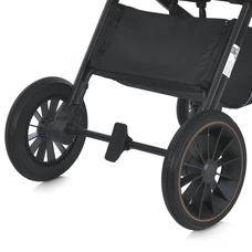 Универсальная коляска 2 в 1 Era ME 1100-1 Ultimate Gray, люлька, прогулочный блок, серая фото 15