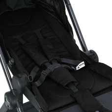 Универсальная коляска ME 1183 Jet Black, El Camino Riviera 2 в 1, черная фото 11