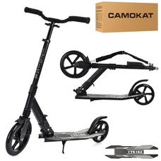 Самокат для взрослых SR 2-079-B складной, алюминиевая рама, черный