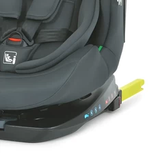 Автокресло El Camino i-Joy ME 1205 Black, поворотное 360º, isofix, i-Size R129, черное фото 41